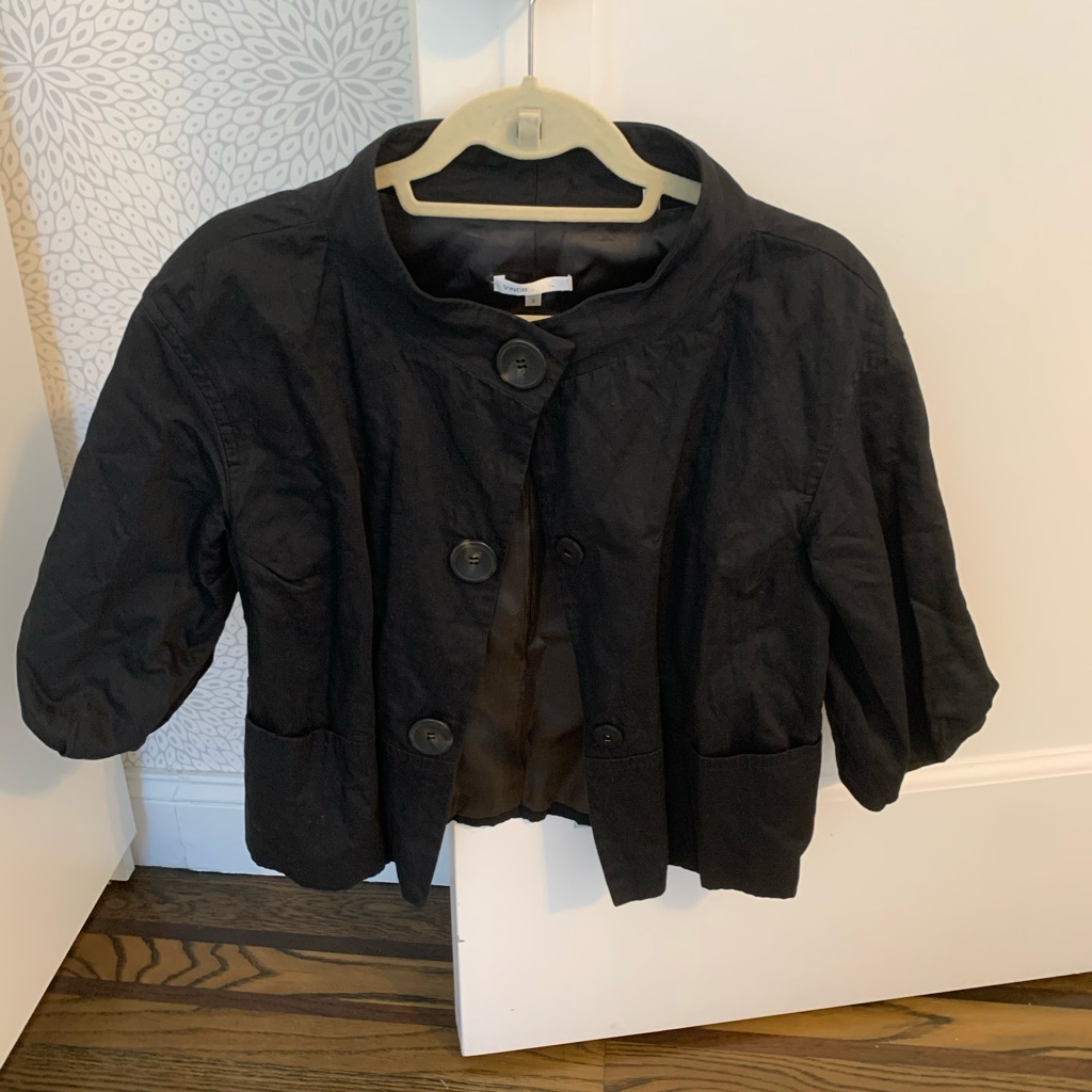 Vince Cropped cotton jacket